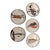 Late 20th Century House of Erté Limited Edition Art Deco Porcelain Plates - Set of Five For Sale