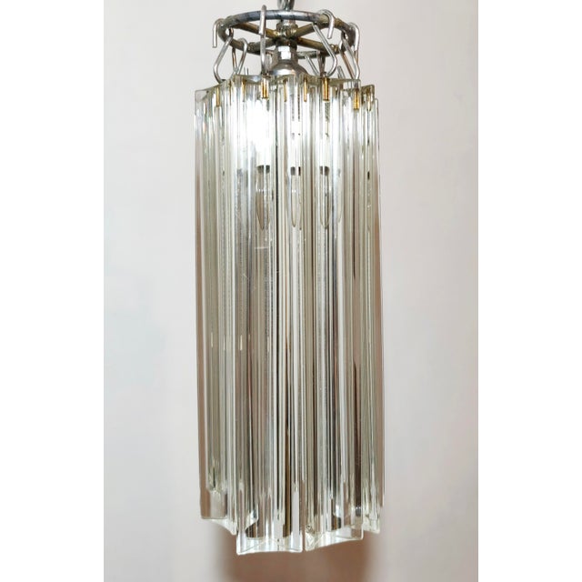 Vintage Spanish Crystal Hanging Lamp, 1950s For Sale - Image 11 of 11