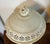 English Antique 18th Century George III Creamware Covered Footed Bowl, Compote or Centerpiece With Flower Finial For Sale - Image 3 of 17
