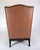 Chesterfield High Flap Chair in Brown Leather, 1920s For Sale - Image 4 of 12