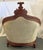 Traditional Victorian Style Oversized Low Parlor Chair With Pillows For Sale - Image 3 of 12