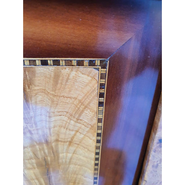 Biedermeier Secretaire Desk in Cherrywood, 1830 For Sale - Image 13 of 16