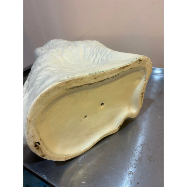 Ceramic Antique Extra-Large Staffordshire Dog For Sale - Image 7 of 7