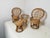 Vintage Italian Wicker Living Room Set Models, 1950s, Set of 4 For Sale - Image 10 of 10