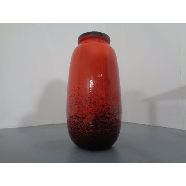 Large Glazed Ceramic Nr. 284-53 Vase from Scheurich, 1970s For Sale - Image 11 of 17
