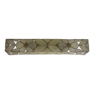 Capiz Shell Vanity Light For Sale
