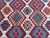 1990s 5'7" X 8'2" Modern Afghan Hand-Woven Kilim Rug, Soft Wool, Geometric Pattern For Sale - Image 6 of 10