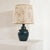 Metal Large Mid-Century Dark Blue Table Lamp, 1960s For Sale - Image 7 of 9