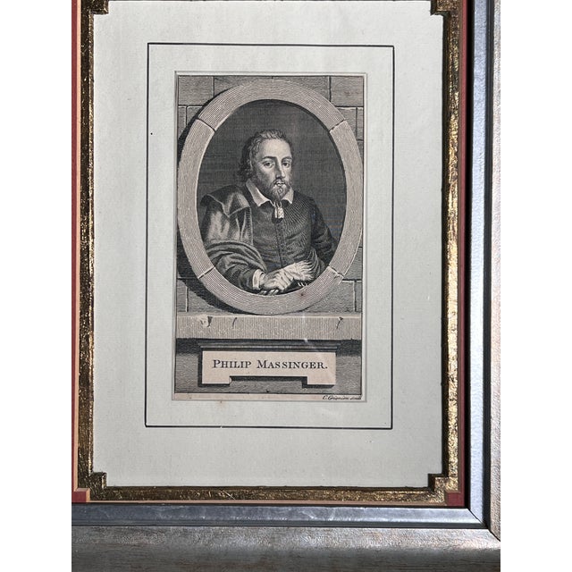Fine quality framed 17th century Print in later silver wood frame. Dimensions: Height 24 1/2 in x 21 1/2 in, the print is...