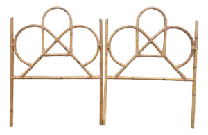 Set of Vintage Rattan Headboard, 1960s