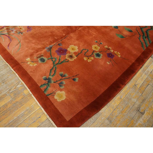1920s Chinese Art Deco Carpet For Sale - Image 10 of 12