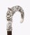Antique Silver Fox and Hare Handled Walking Stick Cane, 19th Century For Sale - Image 16 of 18