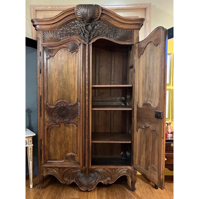 French Incredible 18th Century French Armoire With “Tree of Life” For Sale - Image 3 of 7
