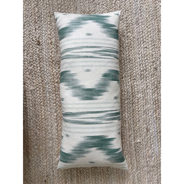 Traditional Pierre Frey Pillows in Celadon, a Pair For Sale - Image 3 of 4