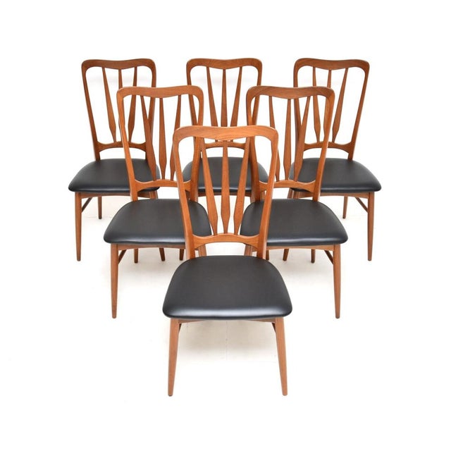 Danish Teak Ingrid Dining Chairs from Niels Koefoed, 1960s, Set of 6 For Sale - Image 10 of 10