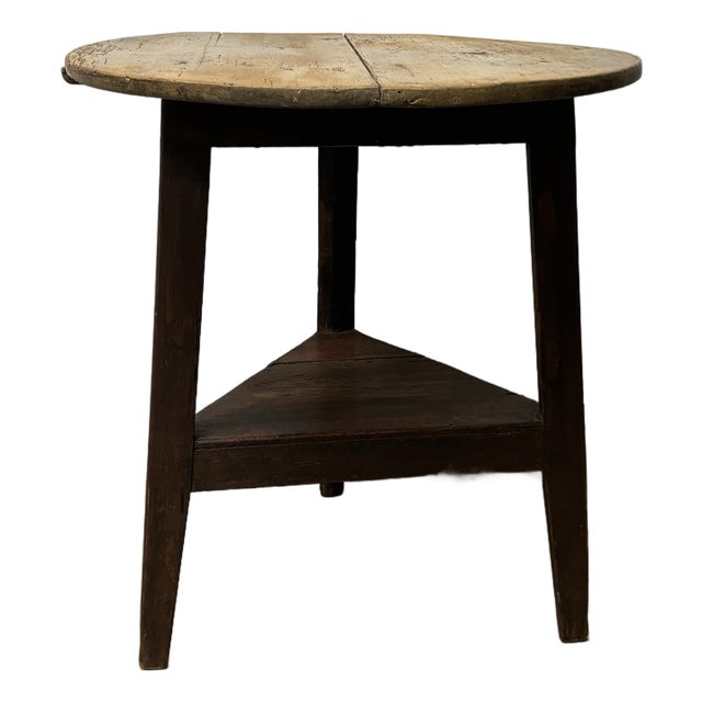 19th Century English Pine Cricket Table For Sale