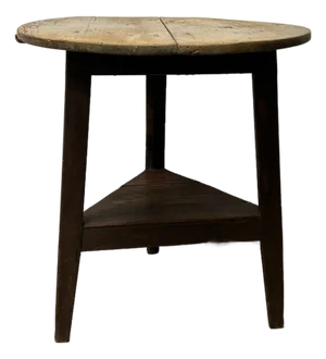 19th Century English Pine Cricket Table