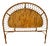 Vintage Italian Rattan Headboard, 1960 For Sale