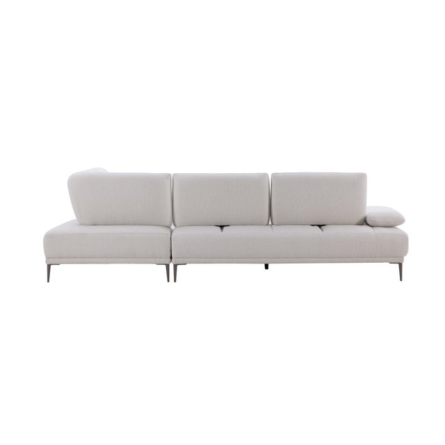 Manhattan Right Chaise Sectional Sofa With Adjustable Backrests For Sale - Image 10 of 12