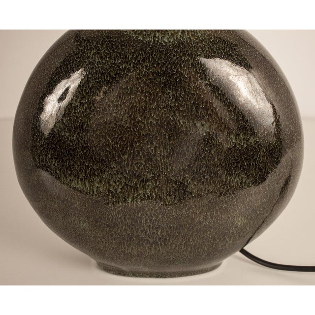 Ceramic and Brass Table Lamp by Valenti, 1970s For Sale - Image 12 of 17