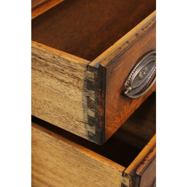 Burl Elm Inlaid Serving Table or Console For Sale In Philadelphia - Image 6 of 16