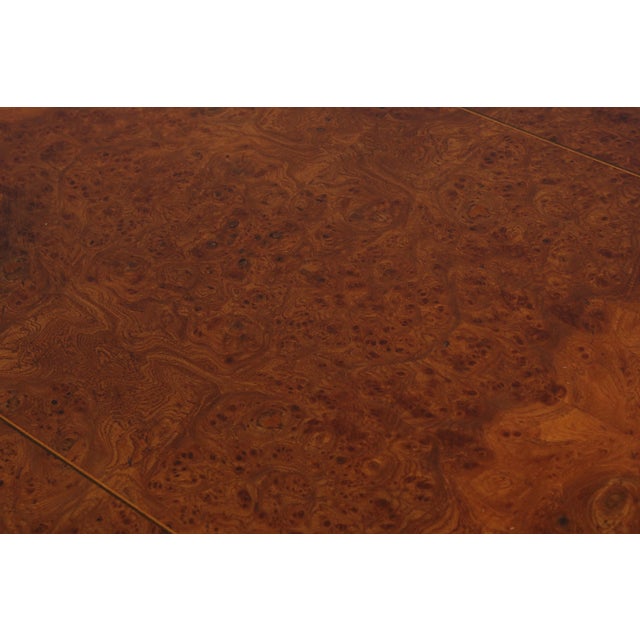 Burl Elm Inlaid Serving Table or Console For Sale - Image 12 of 16