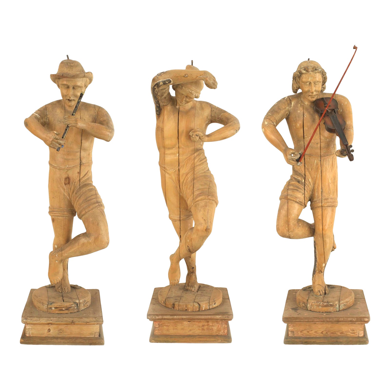 Italian Renaissance Musical Figures - Set of 3 | Chairish