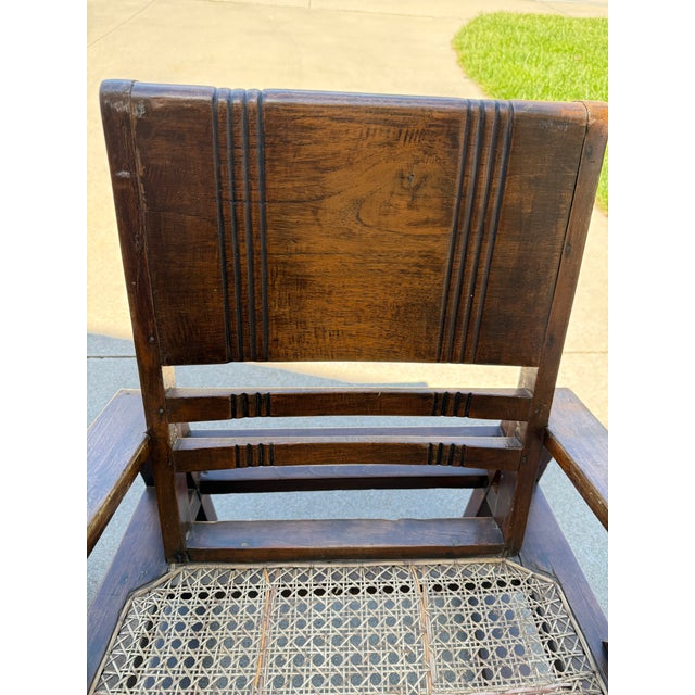 1940s 1940s Art Deco Teak Accent Chairs For Sale - Image 5 of 8