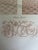A fascinating 19th-century French antiquarian copperplate engraving illustrating medieval design motifs sourced from...