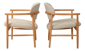 Pluto Armchairs by Alf Svensson, 1950s, Set of 2