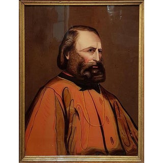 Unknown, Portrait of Giuseppe Garibaldi, Early 20th Century, Oil on Canvas For Sale