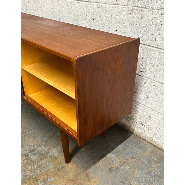 Nils Jonsson for Troeds Sweden - Teak Mid Century Modern Low Sideboard “Trio” 1960s For Sale - Image 10 of 12