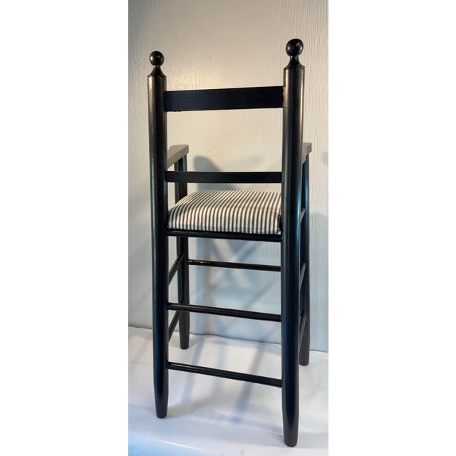 Mid 20th Century Vintage French Country Child’s High Chair For Sale - Image 5 of 8