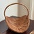 Vintage Rustic European-Style Flower Gathering Basket For Sale In Baltimore - Image 6 of 12
