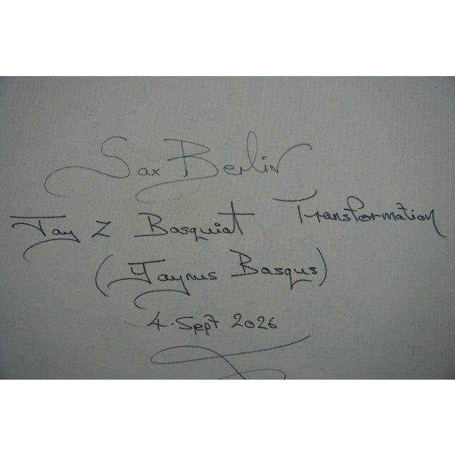 Jay-Z Basquiat. Transformation. ( Jaynus Basqus ) by Sax Berlin For Sale - Image 4 of 6