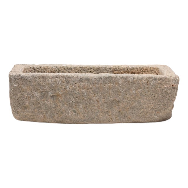Chinese Stone Garden Trough, C. 1850 For Sale