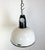 Soviet Industrial White Enamel Pendant Lamp, 1960s For Sale - Image 10 of 17