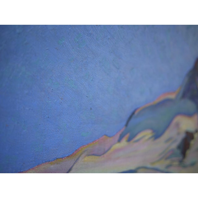 Modern Willi Hans Schwarz, Grossglockner, Austrian Alps, 1920s, Oil Painting on Canvas, Framed For Sale - Image 3 of 15