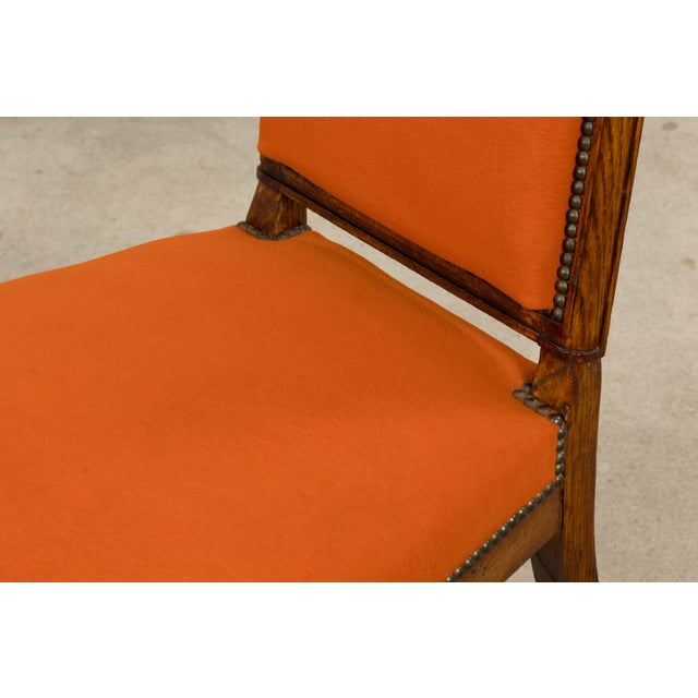 Antique French Napoleon III Style Oak Dining Chairs - Set of 12 For Sale - Image 10 of 18