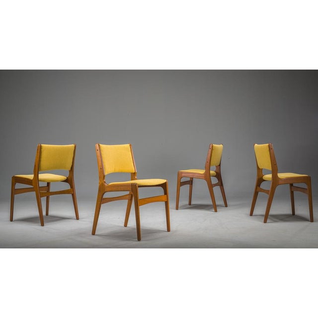 Mid-Century Model 89 Dining Chairs attributed to Erik Buch, Set of 4 For Sale - Image 13 of 14