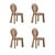 Not Yet Made - Made To Order Mary II Dining Chairs by Ottiu, Set of 4 For Sale - Image 5 of 5