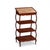 Traditional Baker Furniture McMillen Coll. Mahogany & Leather Bookstand Lectern Shelf Etagere For Sale - Image 3 of 7
