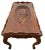 1960s Cocktail Coffee Table Colonial Revival Carved Eagle Glass Top Cabriole Legs For Sale In Palm Springs - Image 6 of 12