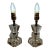 1940s Art Deco Crystal Boudoir Lamps - A Pair For Sale