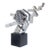 1960s Cubist Sculpture in Mirror Polished Chrome For Sale