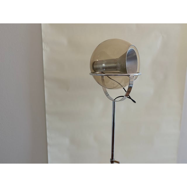 Silver Vintage Space Age Floor Lamp by Frank Lightelijn for Atelier Raak, 1961 For Sale - Image 8 of 10