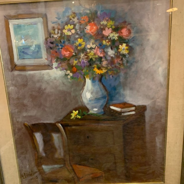 Giuseppe Bertolini (Italian 1939-Xx) Oil on Canvas For Sale In Miami - Image 6 of 10