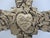 Mexican Mexican Folk Art Milagros Wood Cross Nailed Metal Brass Charm Wall Hanging For Sale - Image 3 of 9