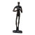 Vintage Mid Century Giacometti Style Bronze Sculpture Musician For Sale