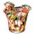 Vintage Murano Art Glass Vase For Sale
